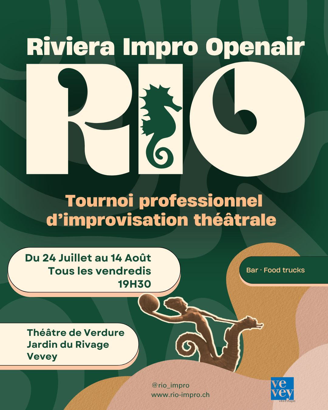 Affiche officielle Riviera Impro Openair 2026